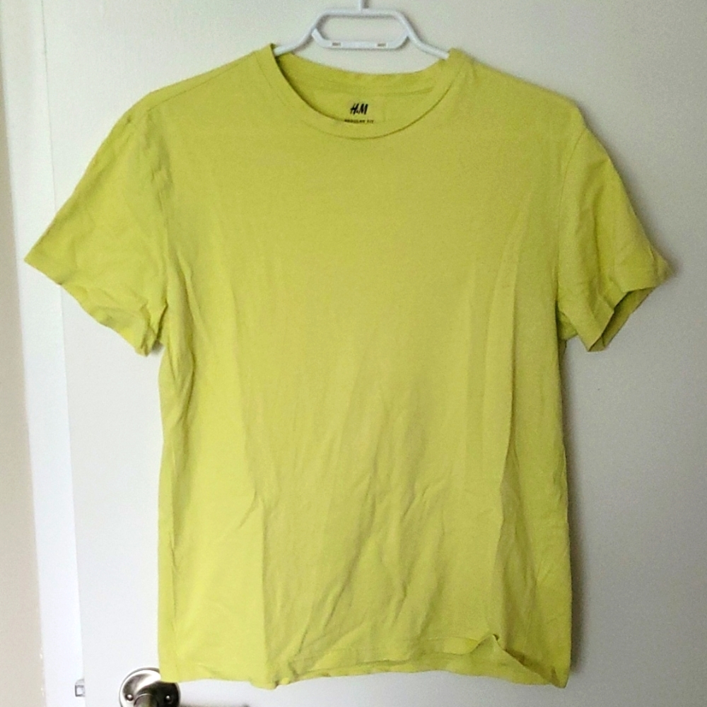 H&M yellow T